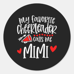 Adesivo Minha líder de torcida favorita me chama de Mimi P