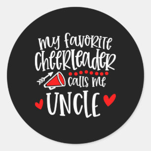 Adesivo Minha líder favorita me chama de tio, líder engraç