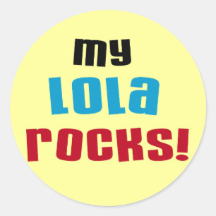 Adesivo Minha Lola Rocks T-shirts e presentes