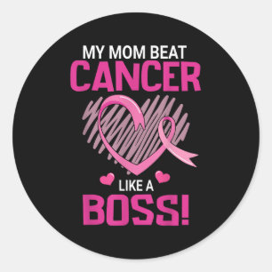 Adesivo Minha Mãe Bate No Cancer Da Mama Como Um Sobrevive
