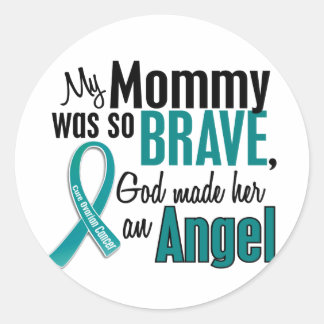 Adesivo Minha Mamãe É Um Câncer de ovário Angel 1