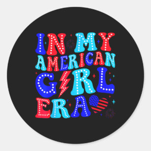 Adesivo Minha Menina Americana Era Retro 4 De Julho Quarto