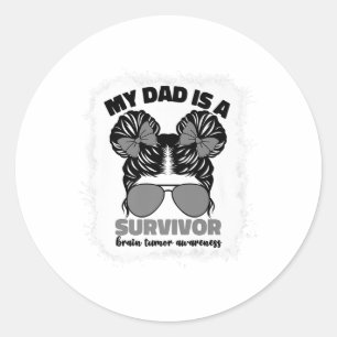 Adesivo Minha Pai É Uma Garota De Consciência Do Tumor Sob