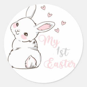Adesivo Minha Primeira Páscoa, Bunny