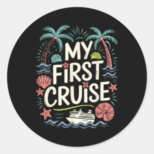 Adesivo Minha Primeira Viagem de Cruzeiro Familiar em Navi