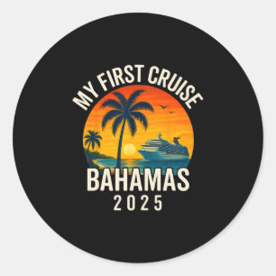 Adesivo Minha Primeira Viagem de Cruzeiro Hamas 2025 Lembr