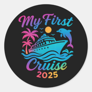 Adesivo Minha Primeira Viagem Familiar de Cruise 2025