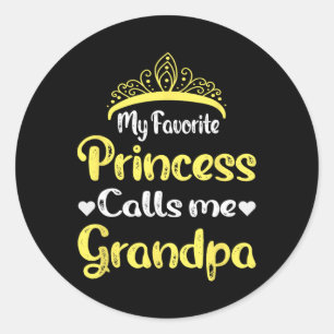 Adesivo Minha Princesa Favorita Me Chama Avô
