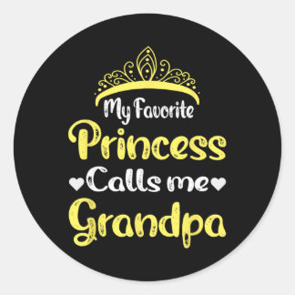 Adesivo Minha Princesa Favorita Me Chama Avô