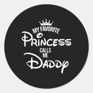 Adesivo Minha Princesa Favorita Me Chama De Camisa Pai Mãe