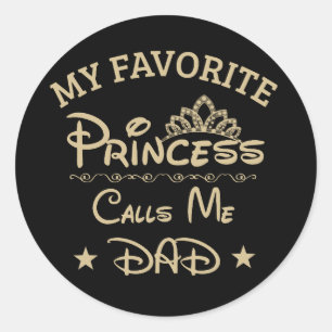 Adesivo Minha Princesa Favorita Me Chama Pai Pai De Camisa