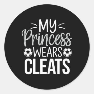 Adesivo Minha Princesa Usa Crachás Pai de Futebol