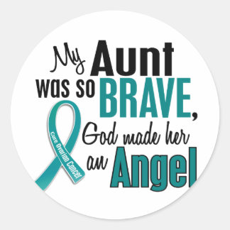 Adesivo Minha Tia É Um Câncer de ovário Angel 1