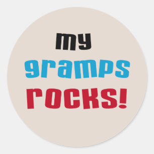 Adesivo Minha vovó Rocks T-shirts e presentes