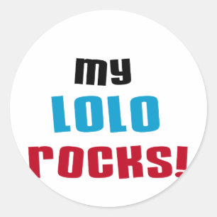Adesivo Minhas camisetas e presentes do Lolo Rocks