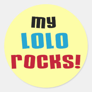 Adesivo Minhas camisetas e presentes do Lolo Rocks