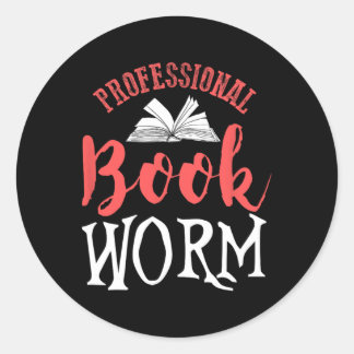 Adesivo Minhoca de Livro Profissional