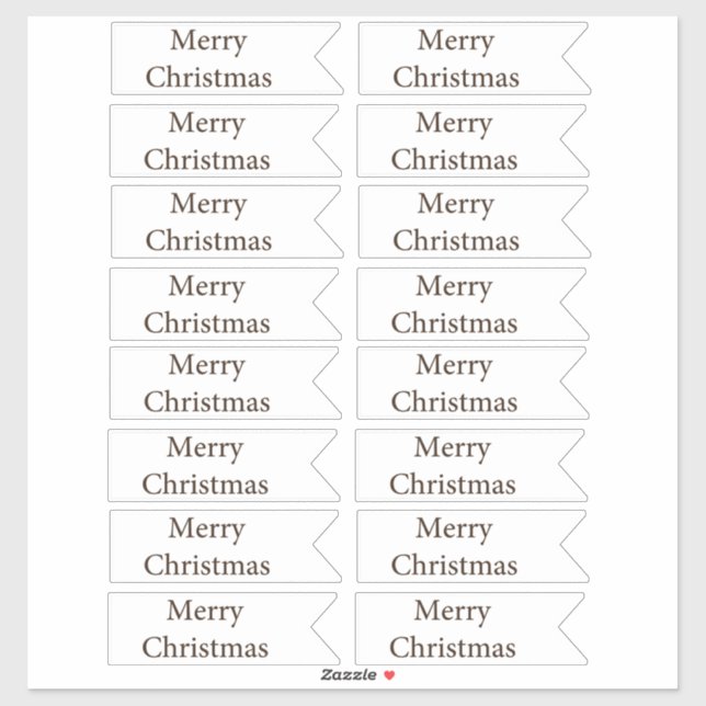 Adesivo Mini banner Brincadeira de Natal (Folha)