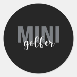 Adesivo Mini Golfer Golf Miniatura Golfe