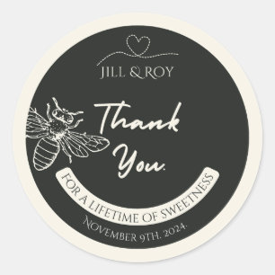 Adesivo Mini Honey Jar Lid Stickers