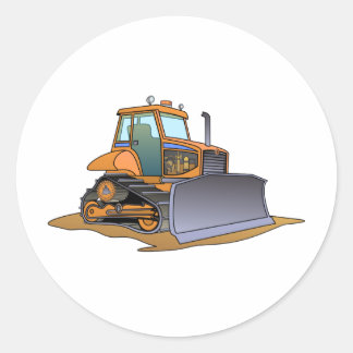 Adesivo Mini Orange Bulldozer
