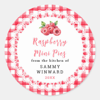 Adesivo Mini Raspberry Pies Packaging Label