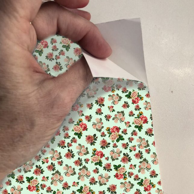 Adesivo Mini rosas Dollhouse Wallpaper em pequena escala (Criador carregado)