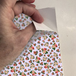 Adesivo Mini rosas Dollhouse Wallpaper em pequena escala