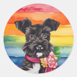 Adesivo Mini Schnauzer Pride