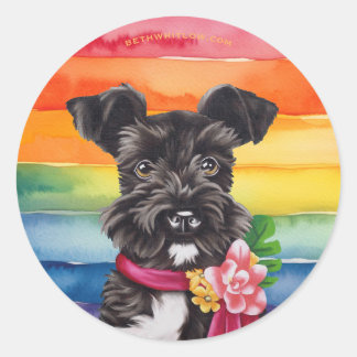 Adesivo Mini Schnauzer Pride