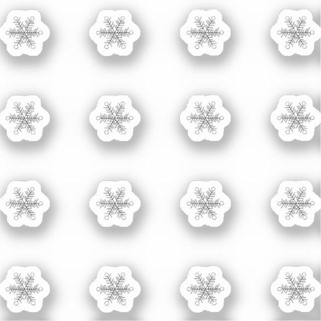 Adesivo Mini Snowflake Stickers (Frente)