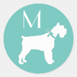 Adesivo Miniatura Cachorro Schnauzer
