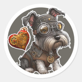 Adesivo Miniatura - Cão Schnauzer