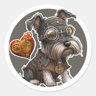 Adesivo Miniatura - Cão Schnauzer