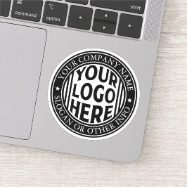 Adesivo Minimal Business Name And Custom Brand Logo