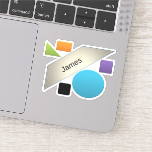 Adesivo Minimalismo Geométrico Abstrato Art Design o seu