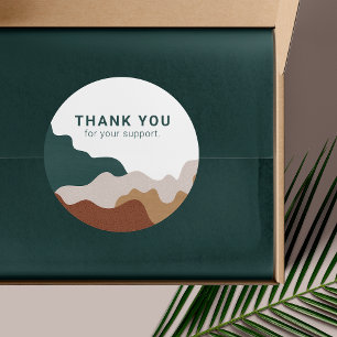 Adesivo Minimalist Abstract Thank You