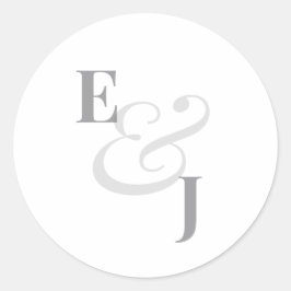 Adesivo Minimalist Ampersand Wedding | Envelope Seal