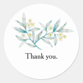 Adesivo Minimalist Business Thank You Sticker