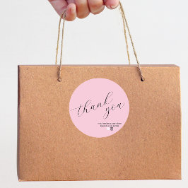 Adesivo Minimalist Contemporary Business Thank You