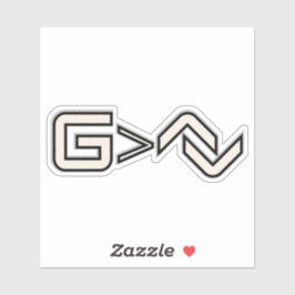 Adesivo Minimalist Faith Symbol 