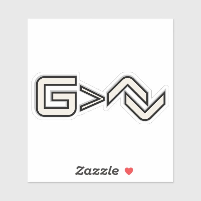 Adesivo Minimalist Faith Symbol  (Folha)