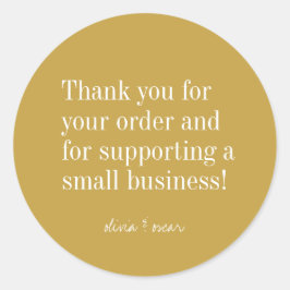 Adesivo Minimalista Amarelo Amarelo Editável Obrigado