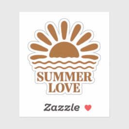 Adesivo Minimalista Amor de Verão
