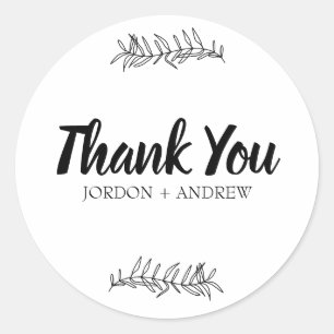 Adesivo Minimalista de Planta Folha Roma