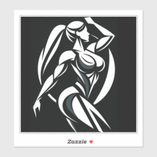 Adesivo Minimalista de treinamento pessoal de Malhações fe