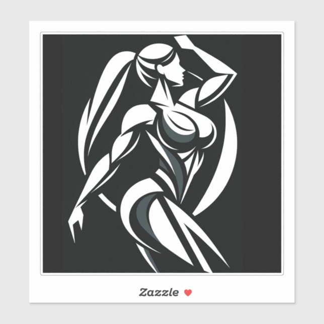 Adesivo Minimalista de treinamento pessoal de Malhações fe (Folha)