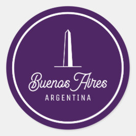 Adesivo Minimalista e Elegante Buenos Aires, Argen