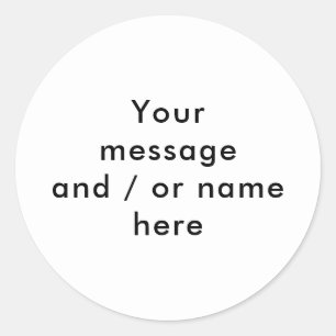 Adesivo Minimalista Personalizado Preto e Branco