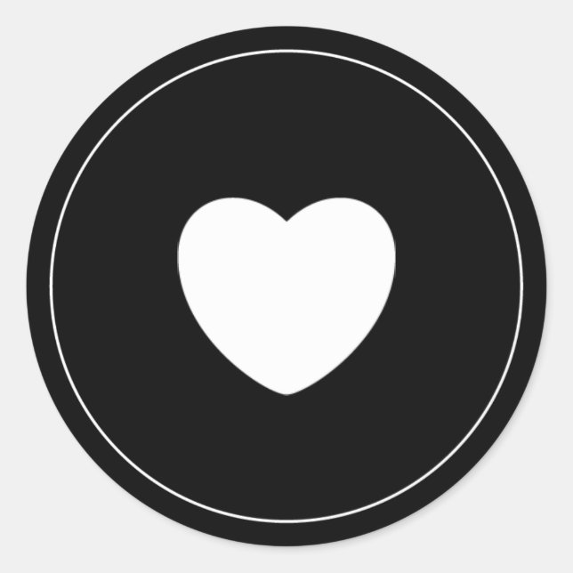 Adesivo minimalista | Preto (Frente)